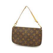 Louis Vuitton Vintage Pre-owned Tyg louis-vuitton-vskor Brown, Dam