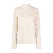 Forte Forte Mysig och stilren Ivory Sweater Beige, Dam