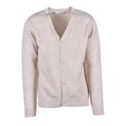 Selected Femme Mjuk Stickad Kofta med Alpacka Blandning Beige, Herr