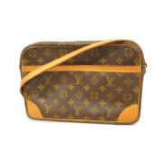 Louis Vuitton Vintage Pre-owned Tyg louis-vuitton-vskor Brown, Dam