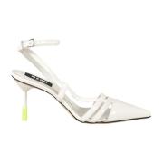 Msgm Läderpumps för modern kvinna White, Dam