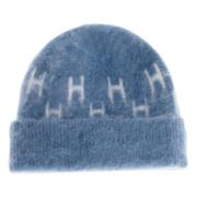 Hést Blå Asta Beanie Mössa med H Logo Blue, Dam