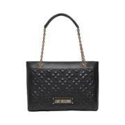 Love Moschino Stilfull axelväska av Jc4006Pp1Ila0 Black, Dam