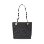 Chanel Vintage Pre-owned Laeder chanel-vskor Black, Dam