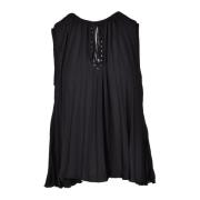 Liu Jo Elegant Topp i Polyester Black, Dam