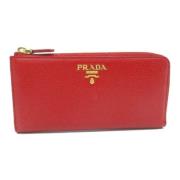 Prada Vintage Pre-owned Laeder plnbcker Red, Dam