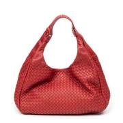 Bottega Veneta Vintage Pre-owned Laeder axelremsvskor Red, Dam