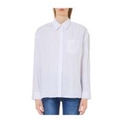 Liu Jo Vit Oversized Skjorta White, Dam