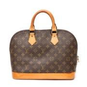 Louis Vuitton Vintage Pre-owned Canvas handvskor Brown, Dam