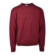 Covert Merino Cashmere Blandning Stilig Tröja Red, Herr