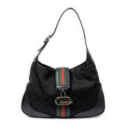 Gucci Vintage Pre-owned Canvas gucci-vskor Black, Dam