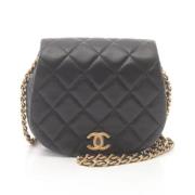 Chanel Vintage Pre-owned Tyg chanel-vskor Black, Dam