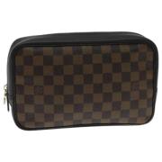 Louis Vuitton Vintage Pre-owned Canvas kuvertvskor Brown, Dam