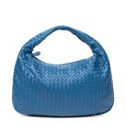 Bottega Veneta Vintage Pre-owned Laeder axelremsvskor Blue, Dam