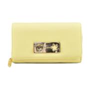 Chiara Ferragni Collection Gul Plånbok för Kvinnor Yellow, Dam