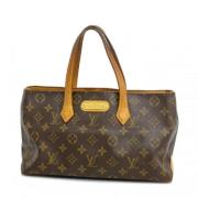 Louis Vuitton Vintage Pre-owned Tyg louis-vuitton-vskor Brown, Dam