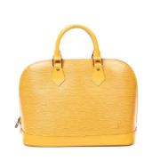 Louis Vuitton Vintage Pre-owned Laeder handvskor Yellow, Dam