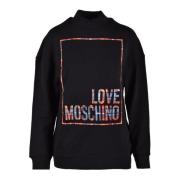 Love Moschino Bomullströja Black, Dam