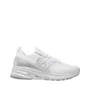 Emporio Armani EA7 ita aslappnade syntetiska sneakers med 5 cm gummi s...