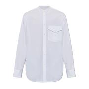 Jil Sander Skjorta med ficka White, Herr