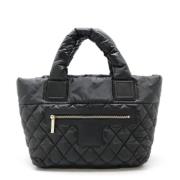 Chanel Vintage Pre-owned Canvas totevskor Black, Dam