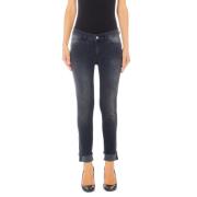 Liu Jo Svarta Slim Monroe Jeans Black, Dam