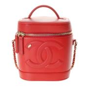 Chanel Vintage Pre-owned Laeder chanel-vskor Red, Dam