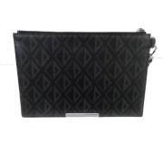 Dior Vintage Pre-owned Canvas kuvertvskor Black, Dam