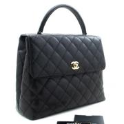 Chanel Vintage Pre-owned Laeder handvskor Black, Dam