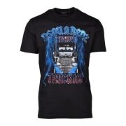 Dsquared2 Bomull T-shirt Black, Herr