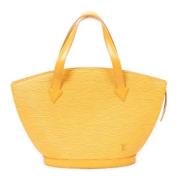 Louis Vuitton Vintage Pre-owned Laeder handvskor Yellow, Dam