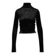 Pinko Stilren Stretchig Topp Black, Dam