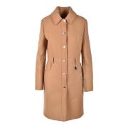 Love Moschino Stiligt ullblandat ytterplagg Brown, Dam