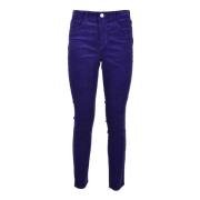 L'Agence Bomullsblandning Spandex Byxor Purple, Dam