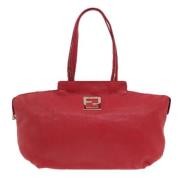 Fendi Vintage Pre-owned Laeder totevskor Red, Dam