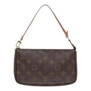 Louis Vuitton Vintage Pre-owned Canvas kuvertvskor Brown, Dam