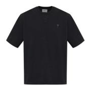 Ami Paris T-shirt med logotyp Black, Herr