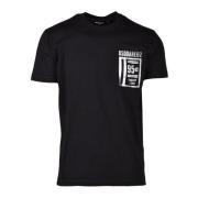 Dsquared2 Tshirt Black, Herr