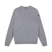 Colmar Kashmirblandning Grå Pullover Urban Stil Gray, Herr