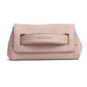 Orciani Snygg Crossbody Väska i Rosa Beige, Dam