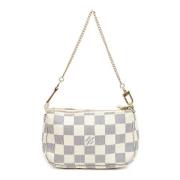 Louis Vuitton Vintage Pre-owned Tyg louis-vuitton-vskor White, Dam