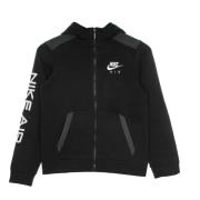 Nike Air Fleece Zip Hoodie Svart Black, Herr