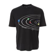 PS By Paul Smith Solsystem T-shirt Svart Black, Herr