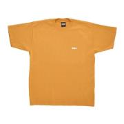 Obey Sundial Herr Tung Bomull T-shirt Orange, Herr