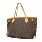 Louis Vuitton Vintage Pre-owned Tyg axelremsvskor Brown, Dam