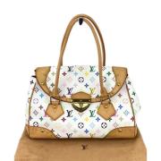 Louis Vuitton Vintage Pre-owned Canvas handvskor White, Dam