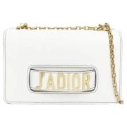 Dior Vintage Pre-owned Laeder crossbodyvskor White, Dam