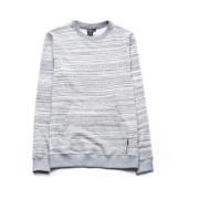 Iuter Herr Crewneck Sweatshirt i Sand Gray, Herr