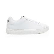 Versace Vita Sneakers med Snörning och Grekiskt Mönster White, Dam