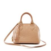 Louis Vuitton Vintage Pre-owned Tyg louis-vuitton-vskor Beige, Dam